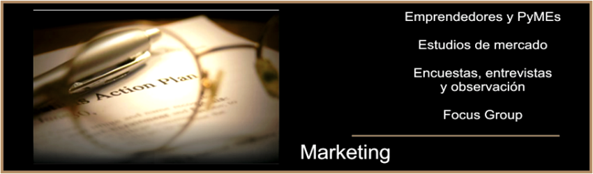 marketing, emprendedores, pymes, encuestas, entrevistas, observaciones, focus group